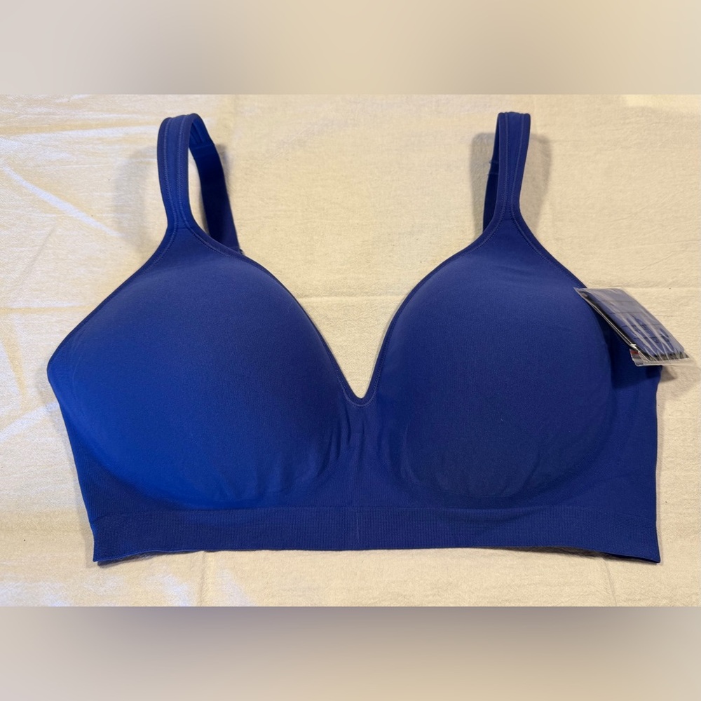 Underoutfit 460 The Perfect Neckline Bra Size 2XL Blue New with Tags